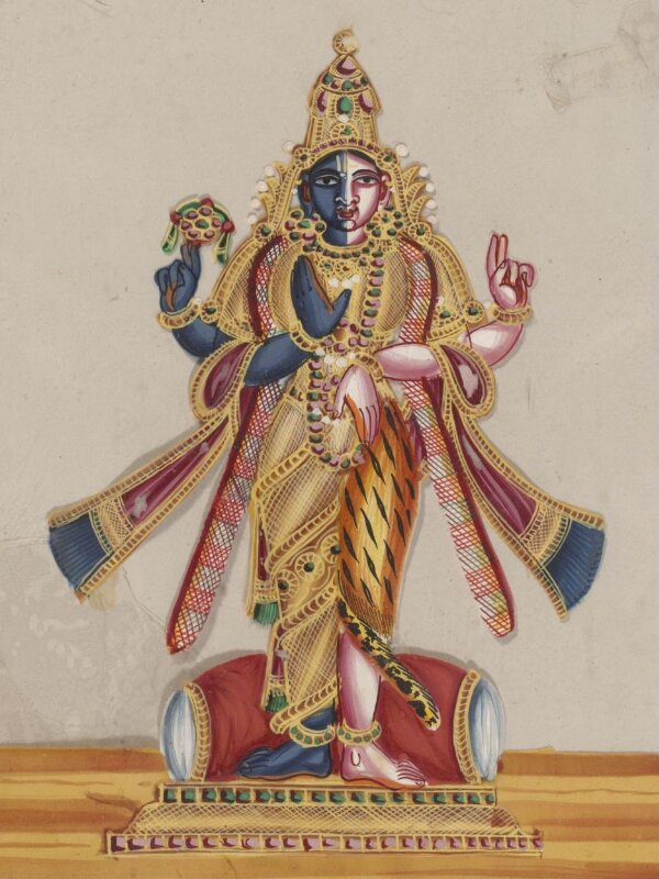 One of twelve paintings of Hindu deities.