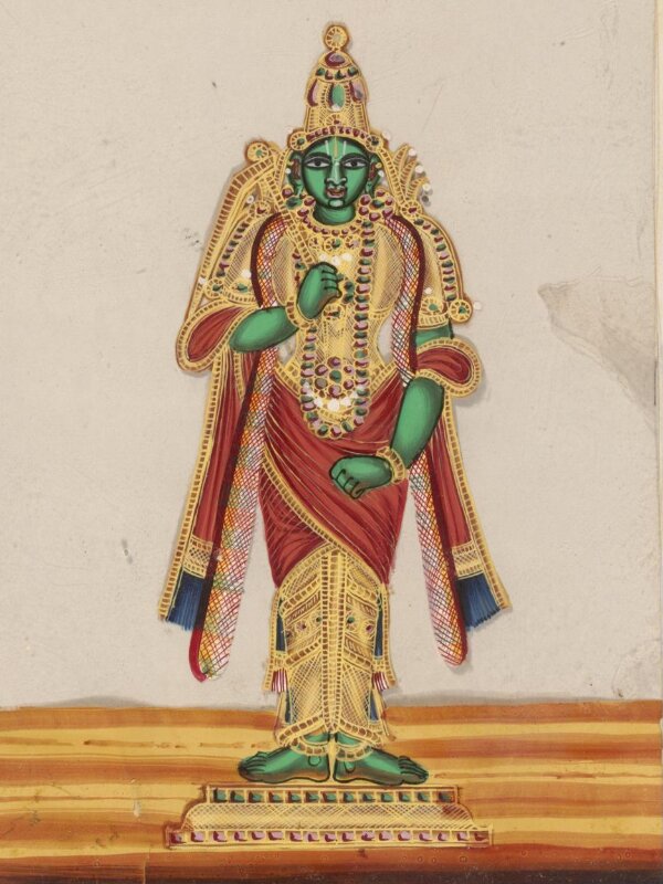 One of twelve paintings of Hindu deities.