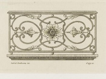 Livre de different Balcons composés par Gabriel Bonthomme Mtre. Serrurier