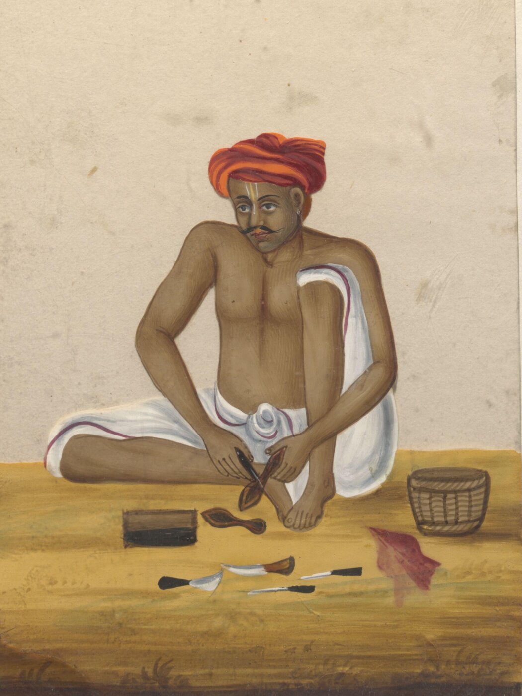Unknown, One of seventy-two paintings of occupations.