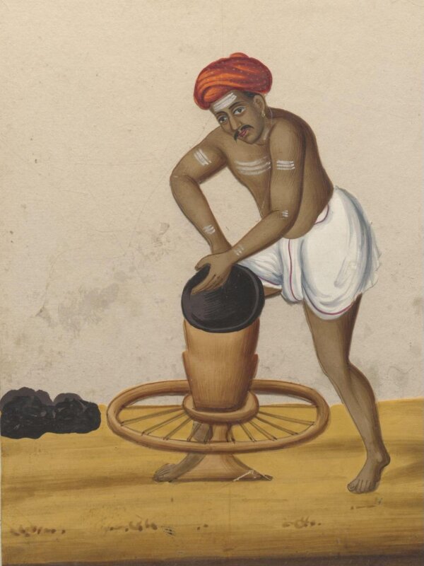 One of seventy-two paintings of occupations.