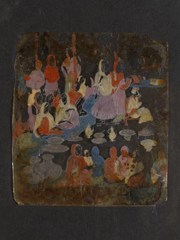 One of Thirty-two paintings depicting festivals, ceremonies and occupations.