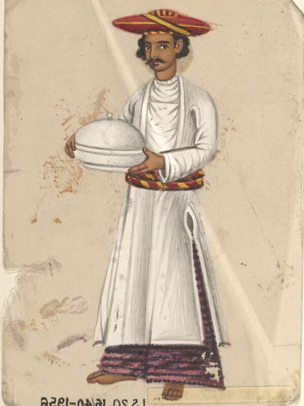 One of forty paintings illustrating modes of transport, occupations, entertainers, ascetics and Muharram subjects.