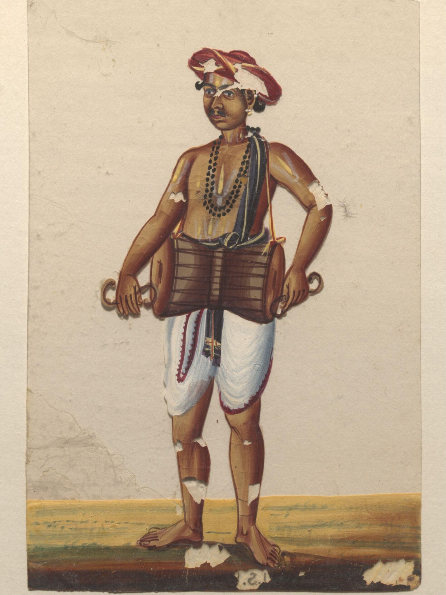 One of seventy-two paintings of occupations., ca. 1875