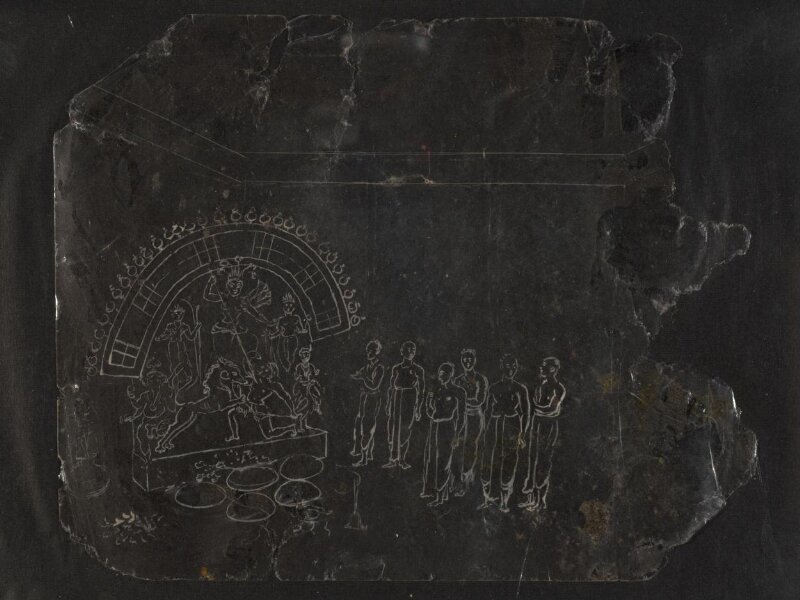 One of Thirty-two paintings depicting festivals, ceremonies and occupations.