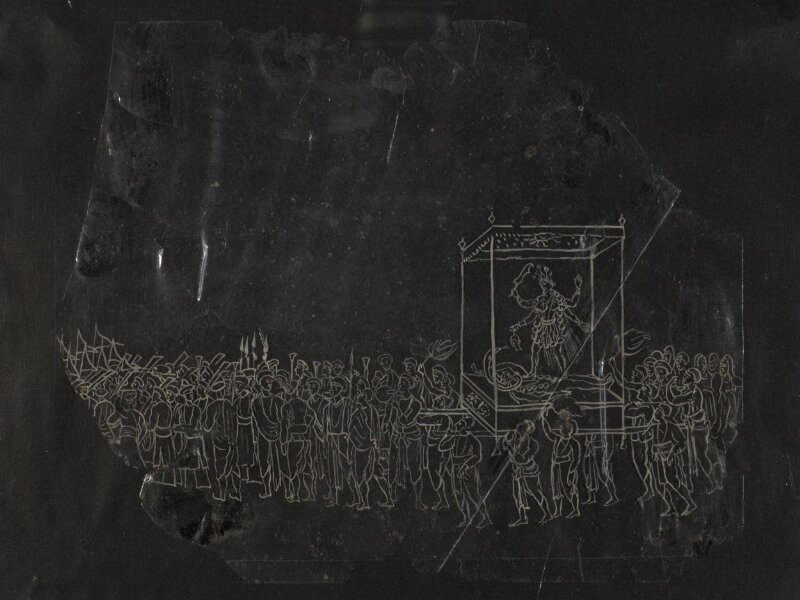 One of Thirty-two paintings depicting festivals, ceremonies and occupations.