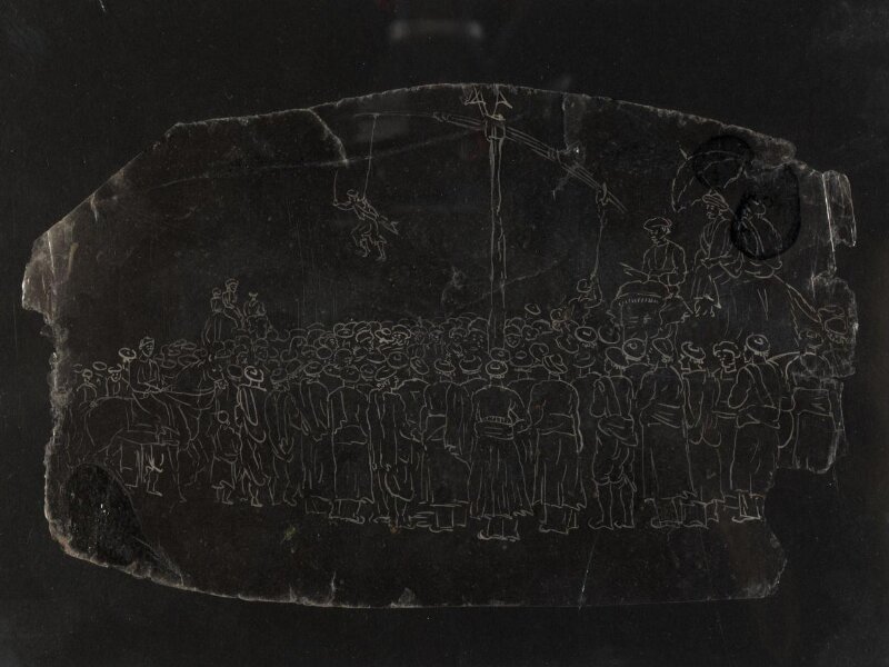 One of Thirty-two paintings depicting festivals, ceremonies and occupations.