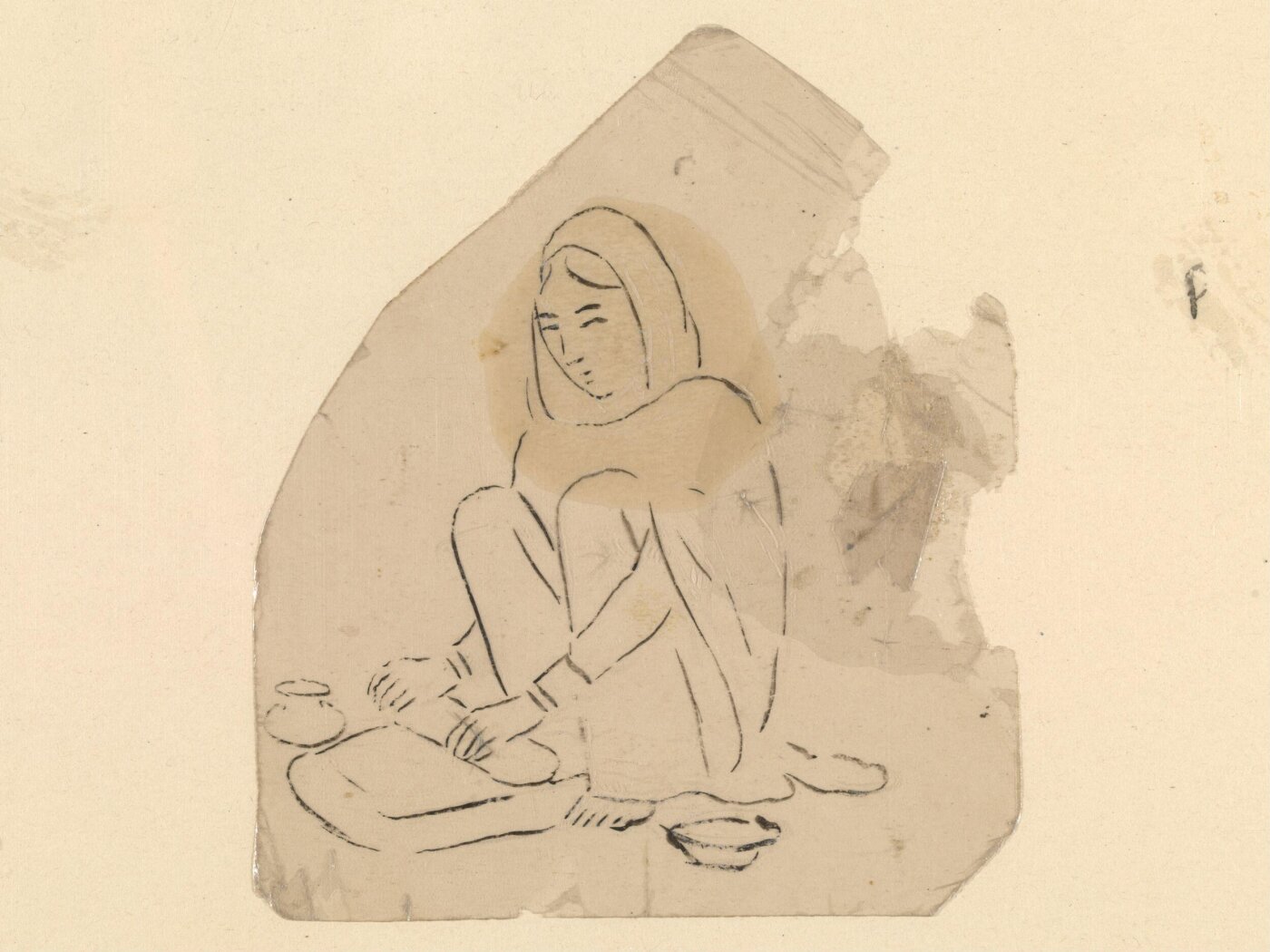 Unknown, One of sixty-three paintings depicting occupations, festivals and ships.