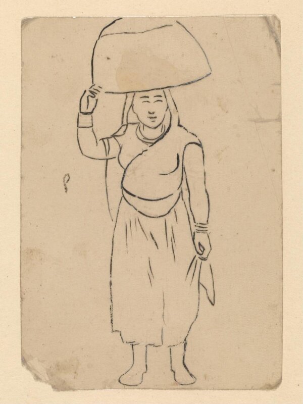 One of sixty-three paintings depicting occupations, festivals and ships.