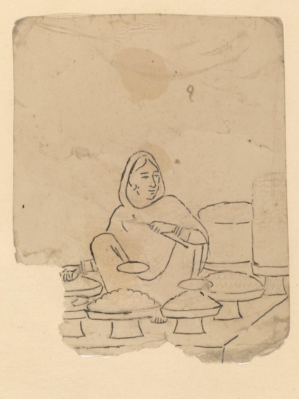 Unknown, One of sixty-three paintings depicting occupations, festivals and ships.
