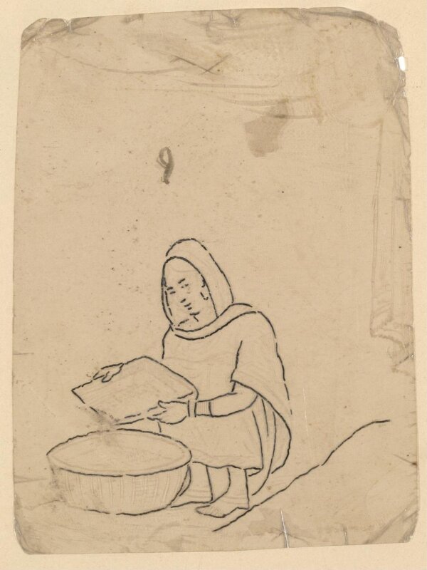 One of sixty-three paintings depicting occupations, festivals and ships.