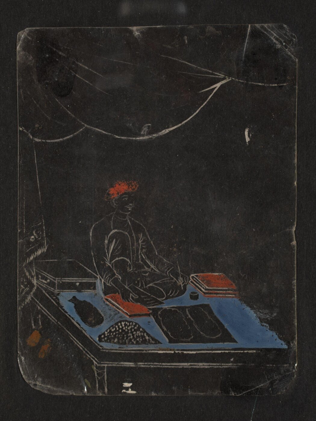 Unknown, One of sixty-three paintings depicting occupations, festivals and ships.
