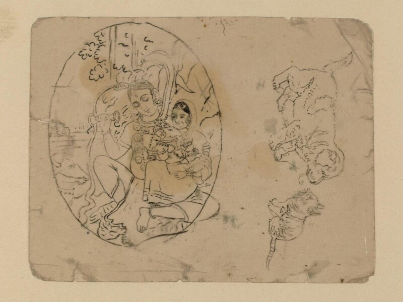 One of sixty-three paintings depicting occupations, festivals and ships.