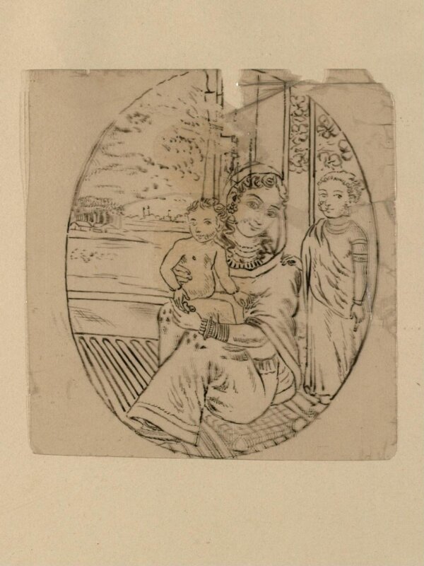 One of sixty-three paintings depicting occupations, festivals and ships.