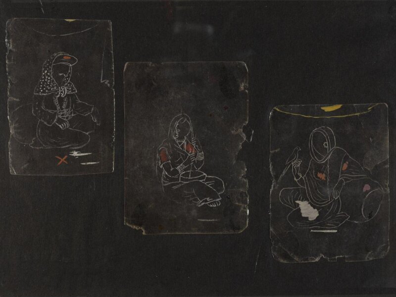 One of sixty-three paintings depicting occupations, festivals and ships.
