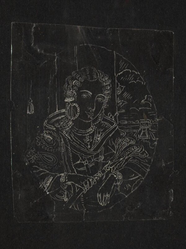 One of sixty-three paintings depicting occupations, festivals and ships.