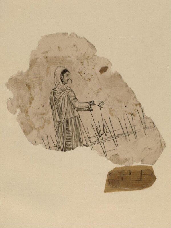 One of sixty-three paintings depicting occupations, festivals and ships.
