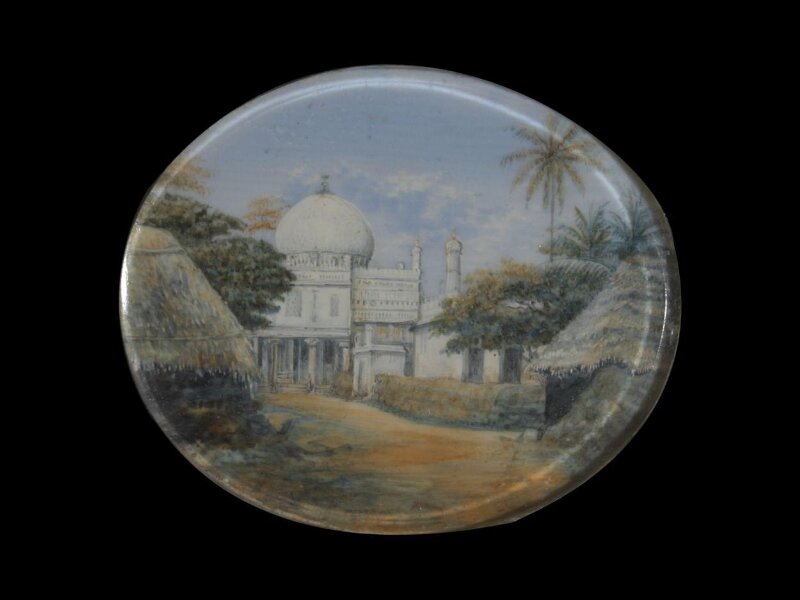 One of Sixteen views of monuments in Delhi, Agra, Amritsar, Lucknow and South India.