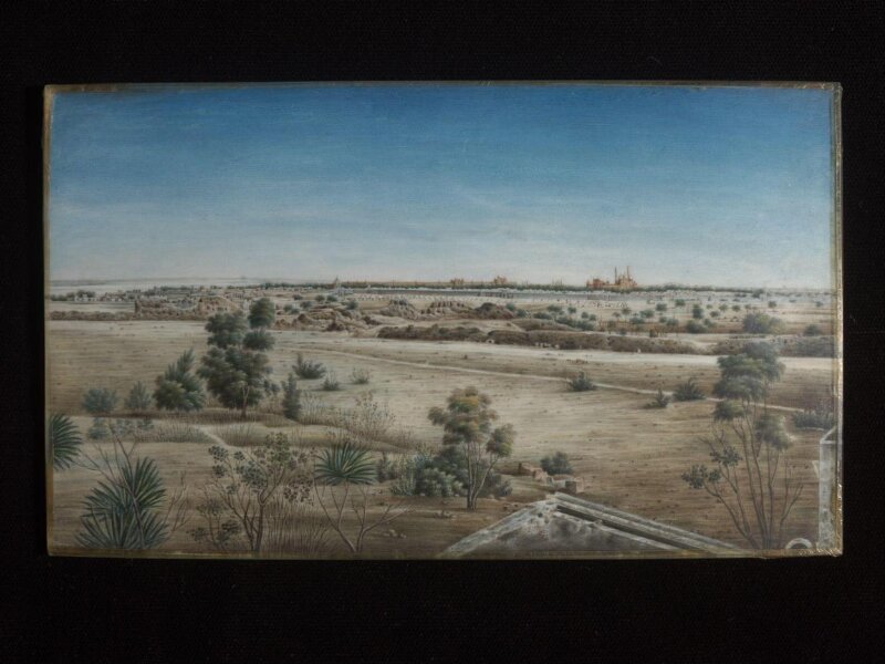 One of Sixteen views of monuments in Delhi, Agra, Amritsar, Lucknow and South India.
