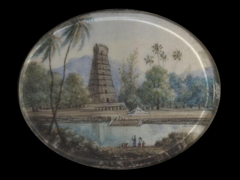 One of Sixteen views of monuments in Delhi, Agra, Amritsar, Lucknow and South India.