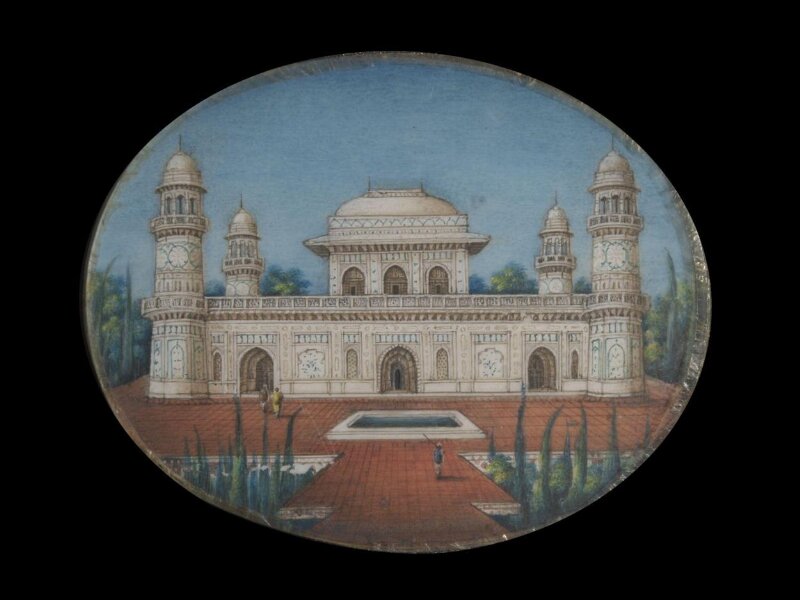 One of Sixteen views of monuments in Delhi, Agra, Amritsar, Lucknow and South India.