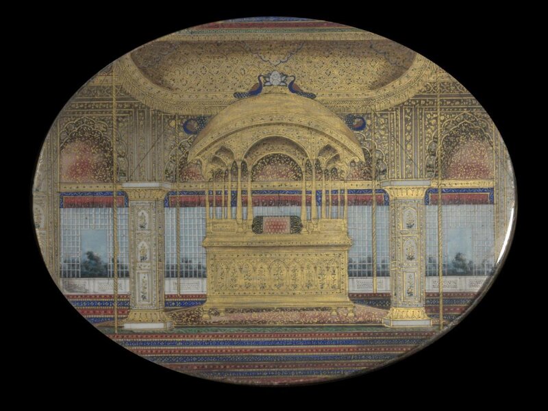 One of Sixteen views of monuments in Delhi, Agra, Amritsar, Lucknow and South India.