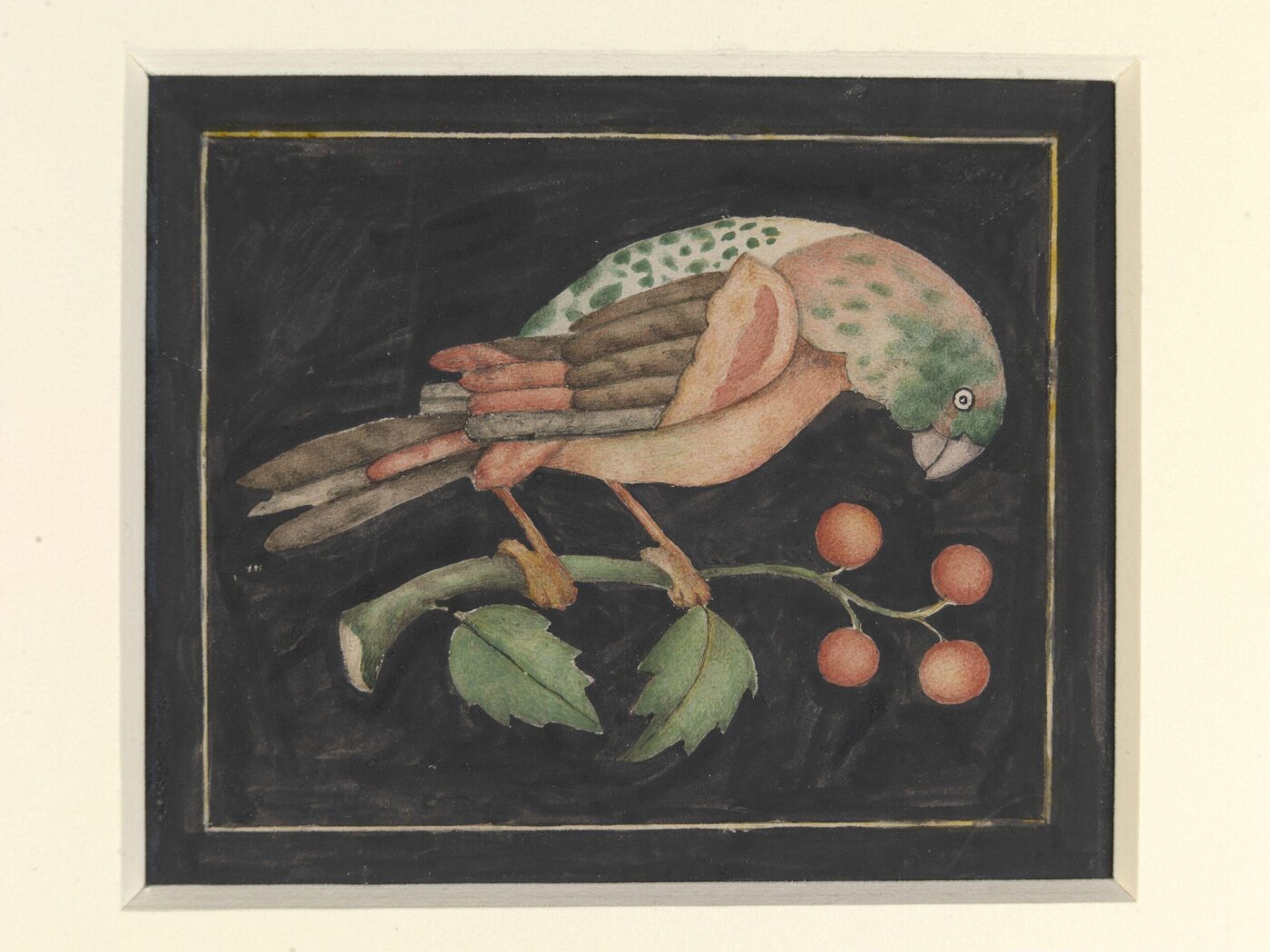 Unknown, One of seven details of pietra-dura work showing flowers and birds on the walls of the Diwan-i Am, Delhi , Palace and fort