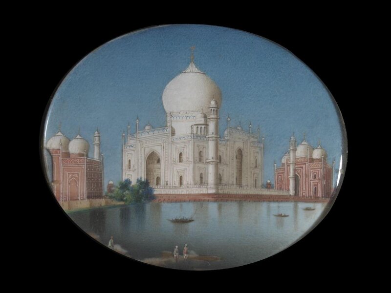 One of Sixteen views of monuments in Delhi, Agra, Amritsar, Lucknow and South India.
