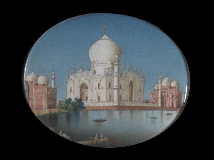 One of Sixteen views of monuments in Delhi, Agra, Amritsar, Lucknow and South India. top image