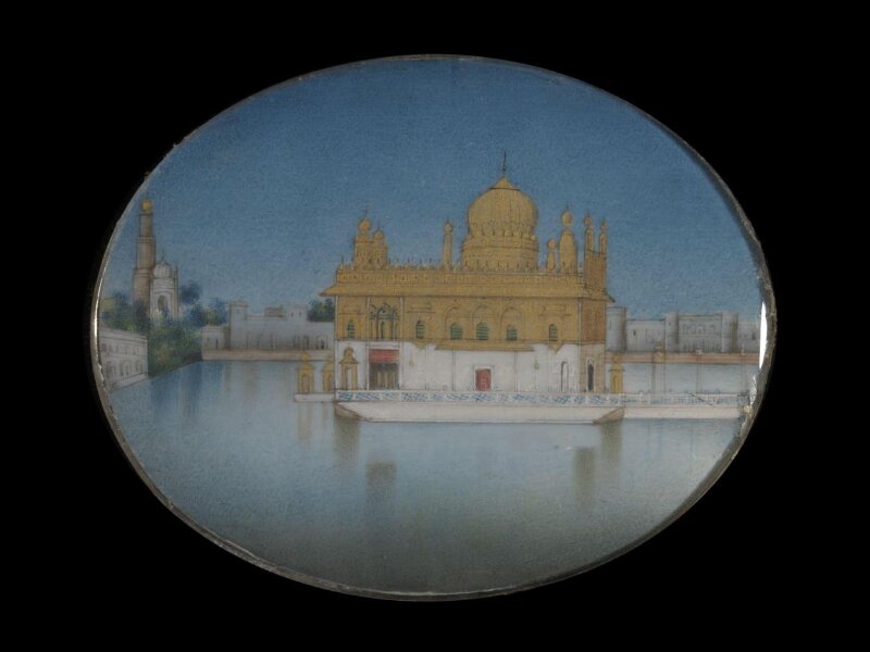 One of Sixteen views of monuments in Delhi, Agra, Amritsar, Lucknow and South India.