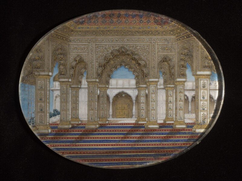 One of Sixteen views of monuments in Delhi, Agra, Amritsar, Lucknow and South India.