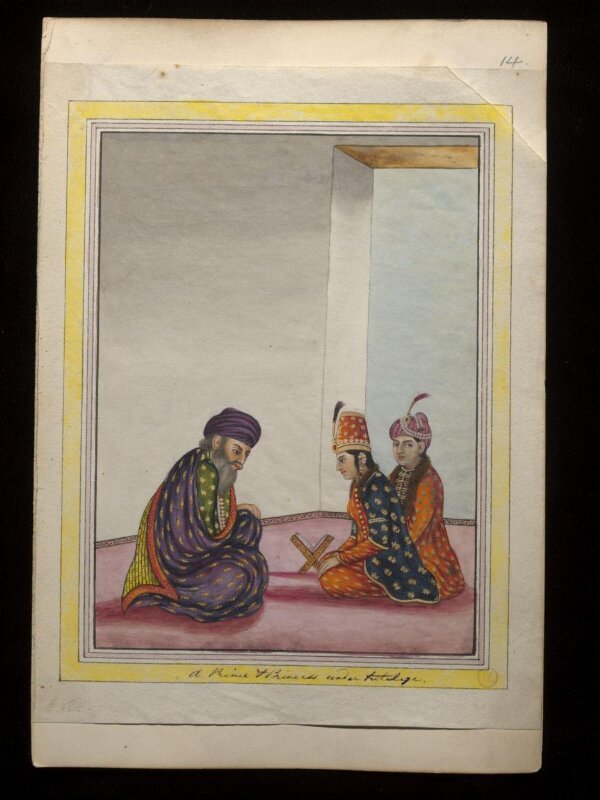 An album containing fifty-three drawings depicting occupations.