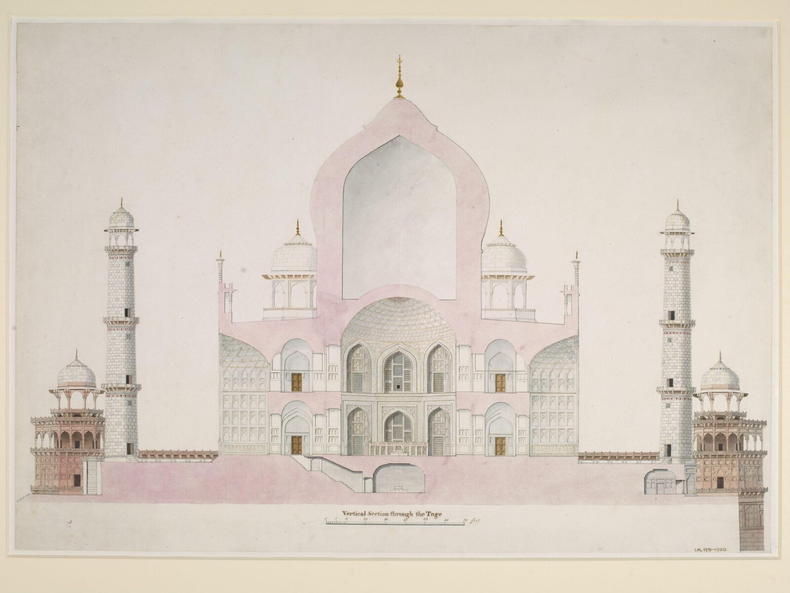 Vertical Section through the Tage, ca.1816-1822