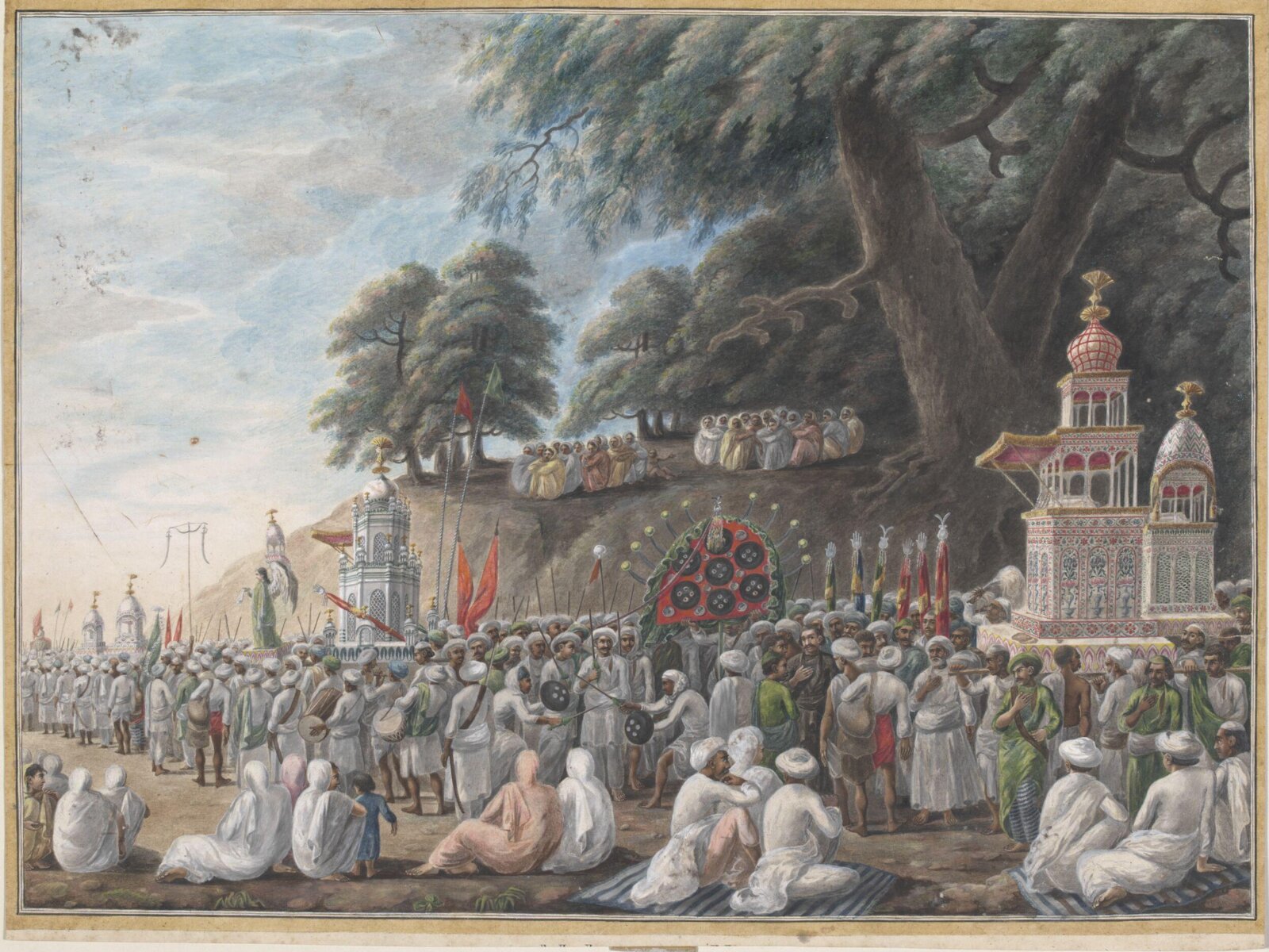 A Muharram scene, ca. 1807