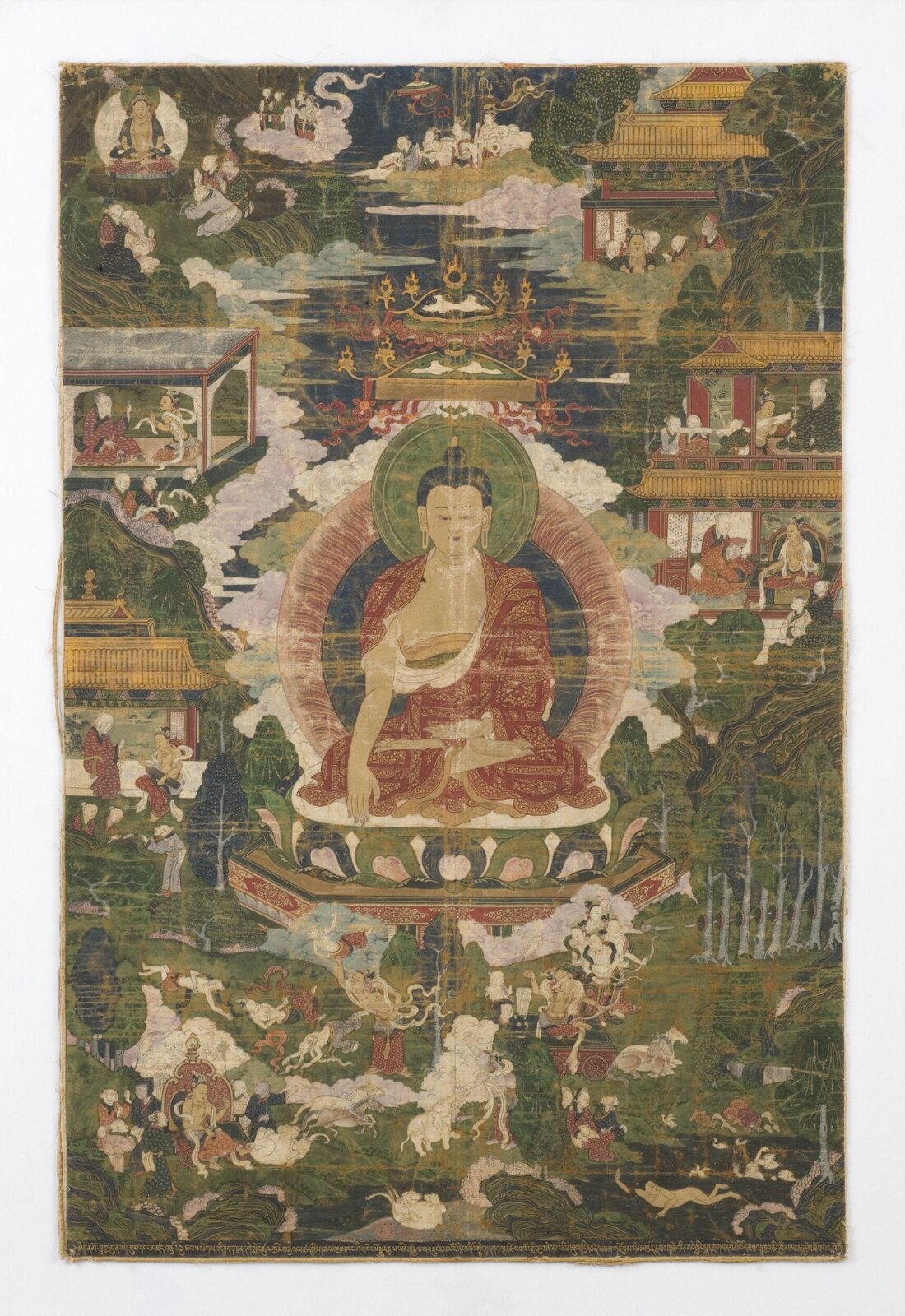 Tangka painting, 1684