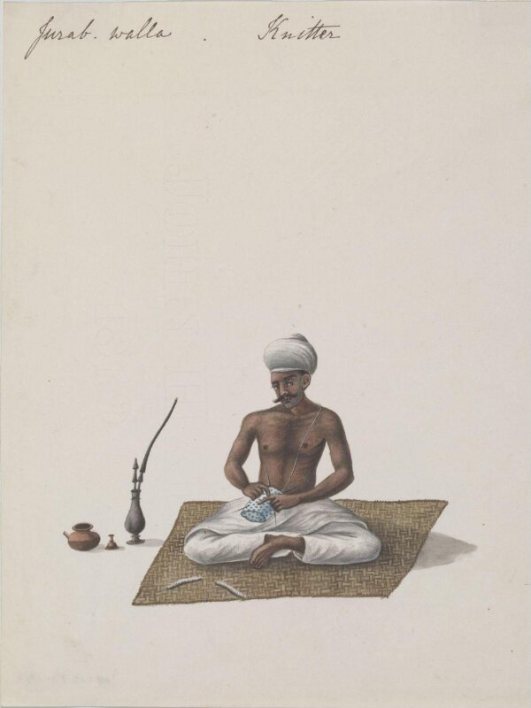 A knitter