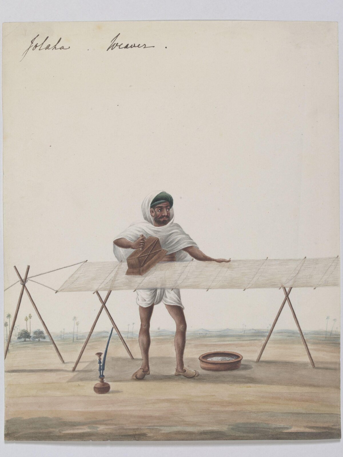 A weaver, ca. 1826