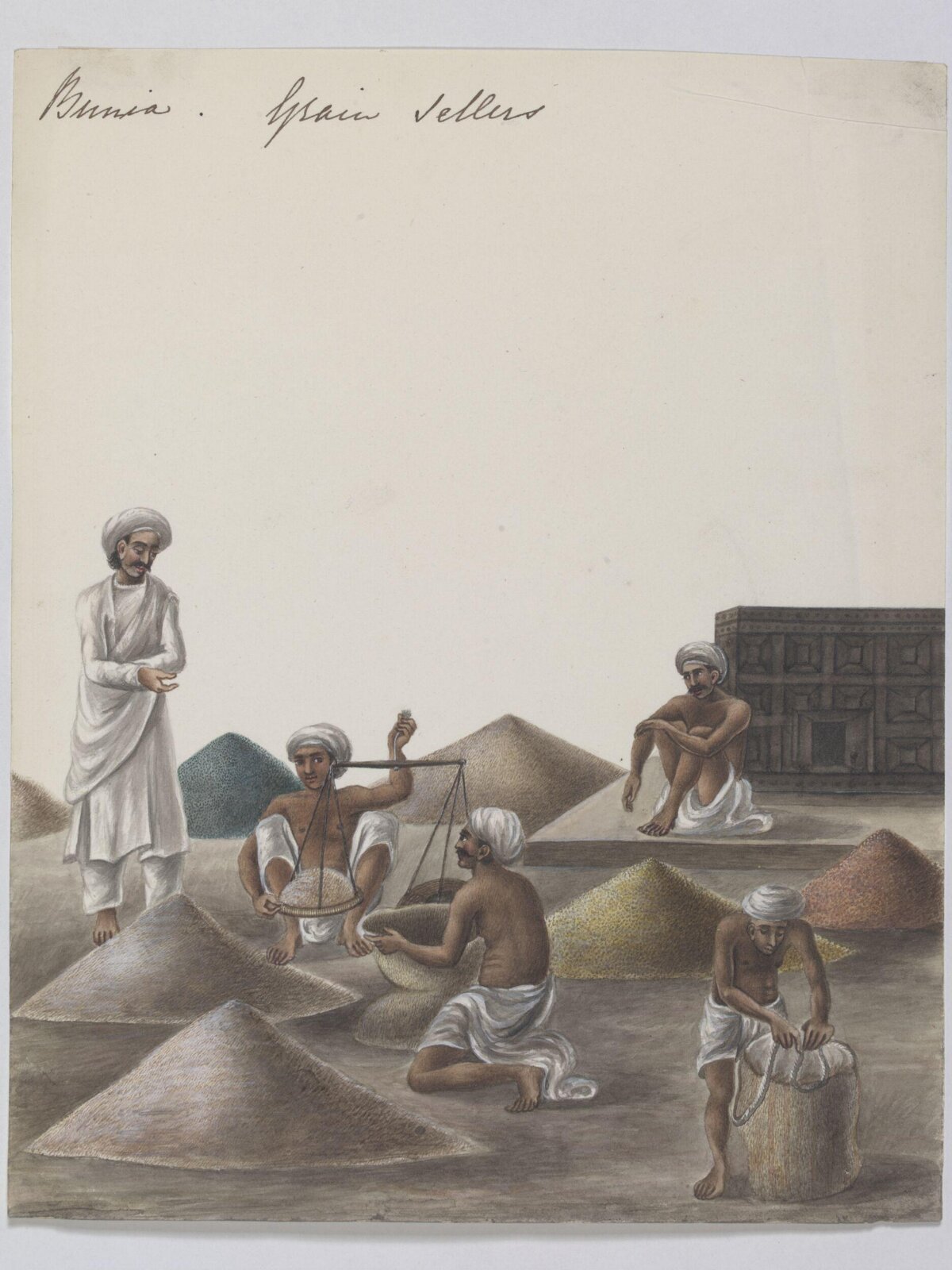 Grain-sellers, ca. 1826