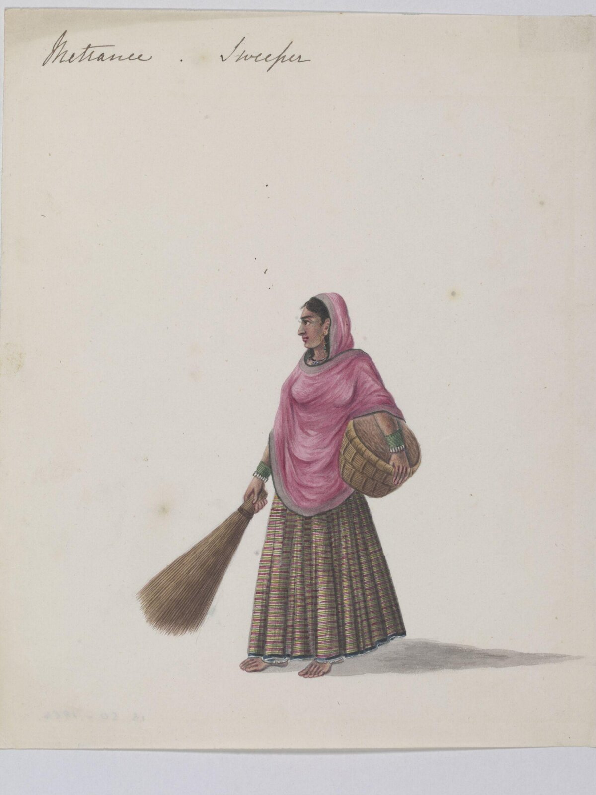 A Woman sweeper, ca. 1826