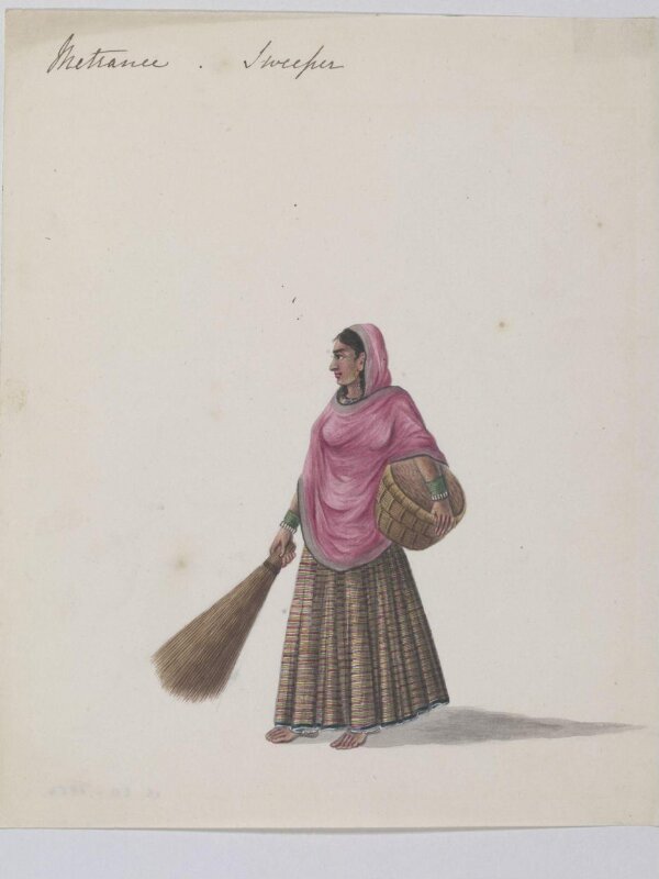 A Woman sweeper