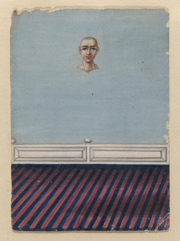 One of four costume cards and seven mica overlays.