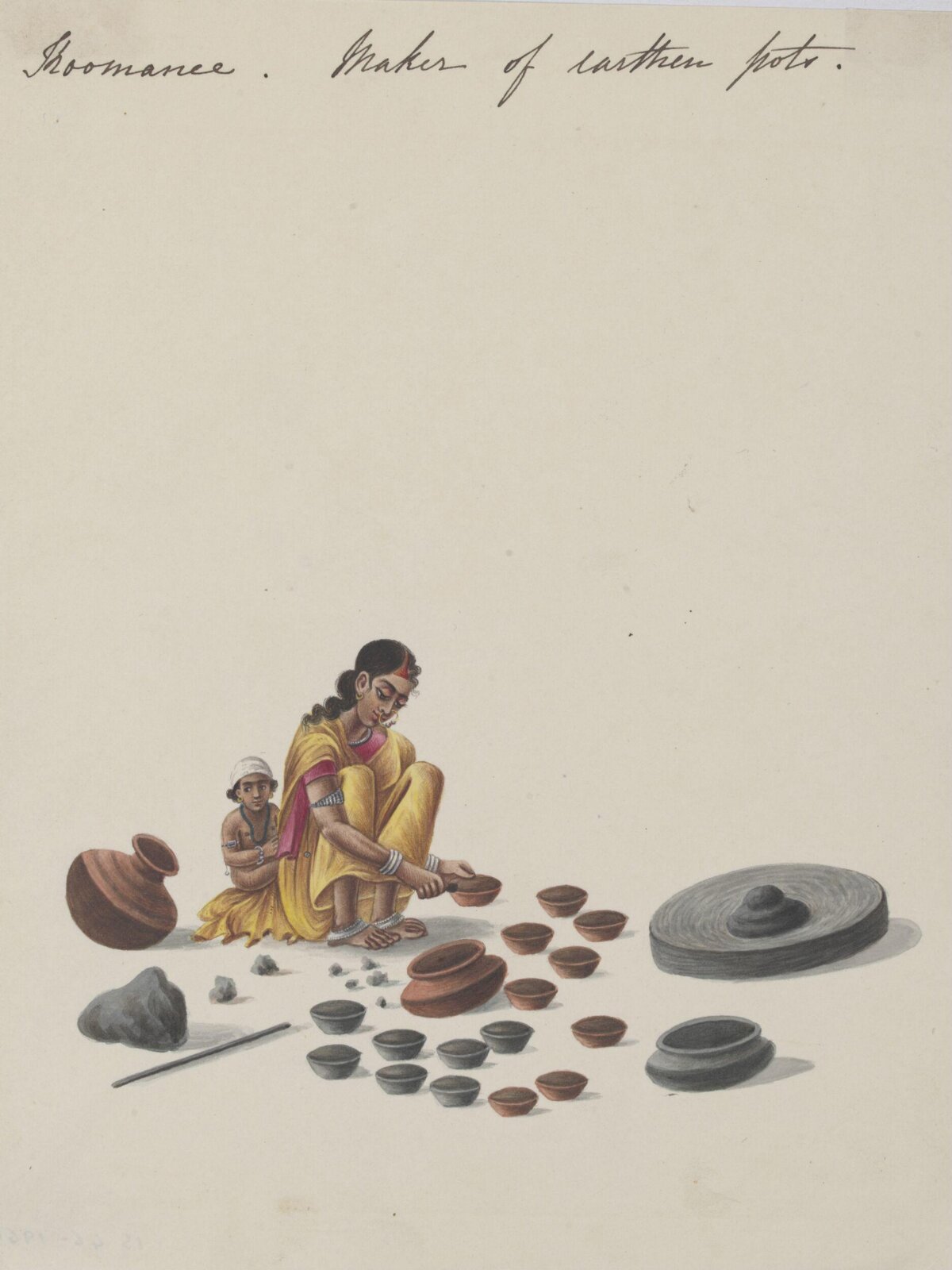 Maker of earthen pots, ca. 1826