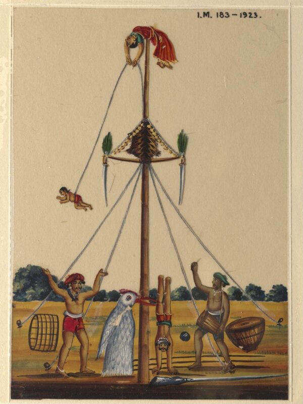 One of twenty-eight paintings, fifteen depicting occupations, thirteen depicting deities.