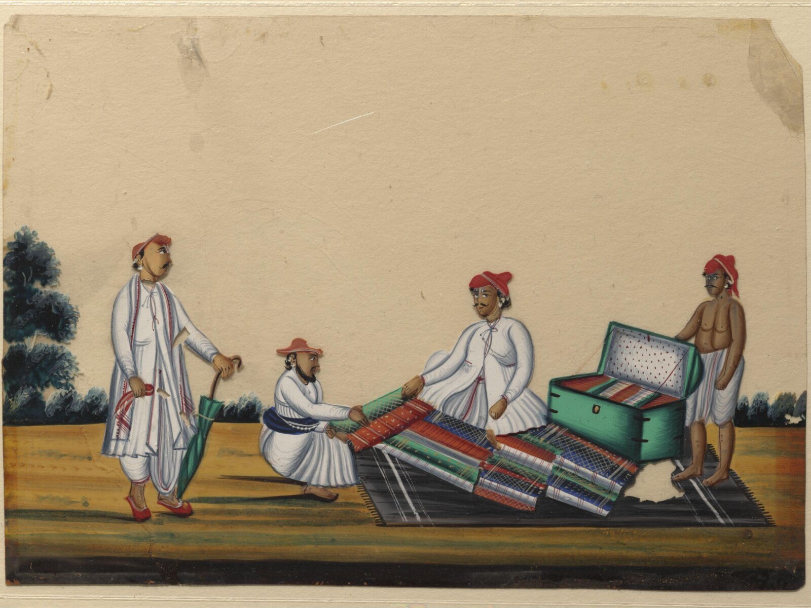 A cloth-seller, ca. 1860