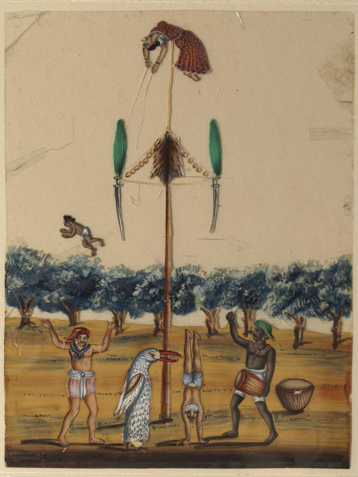 Acrobats, ca. 1860