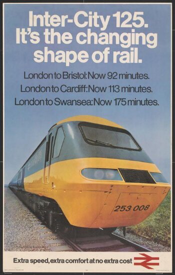 Inter-City 125. It's the changing shape of rail.