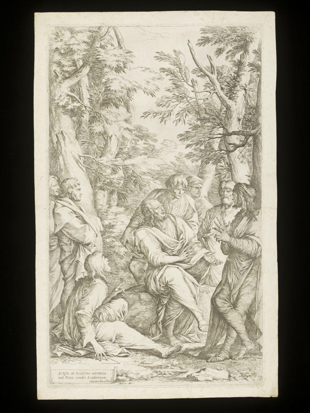 Salvator Rosa, The Academy of Plato