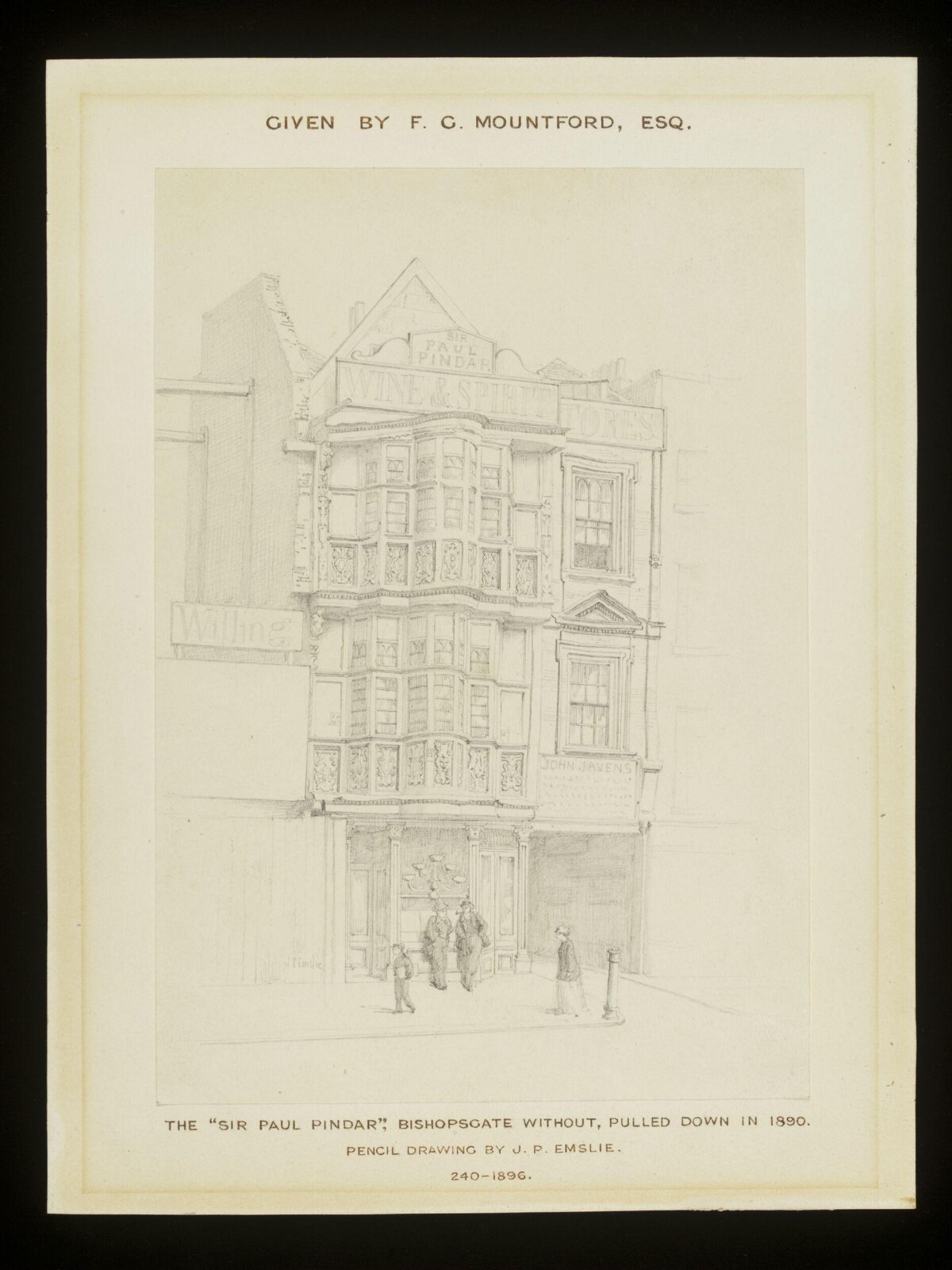 Drawing, John Philipps Emslie, c. 1860-90