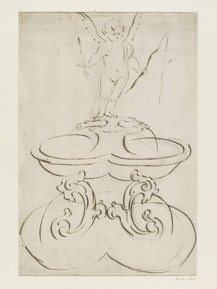 Drawing of a fountain top image