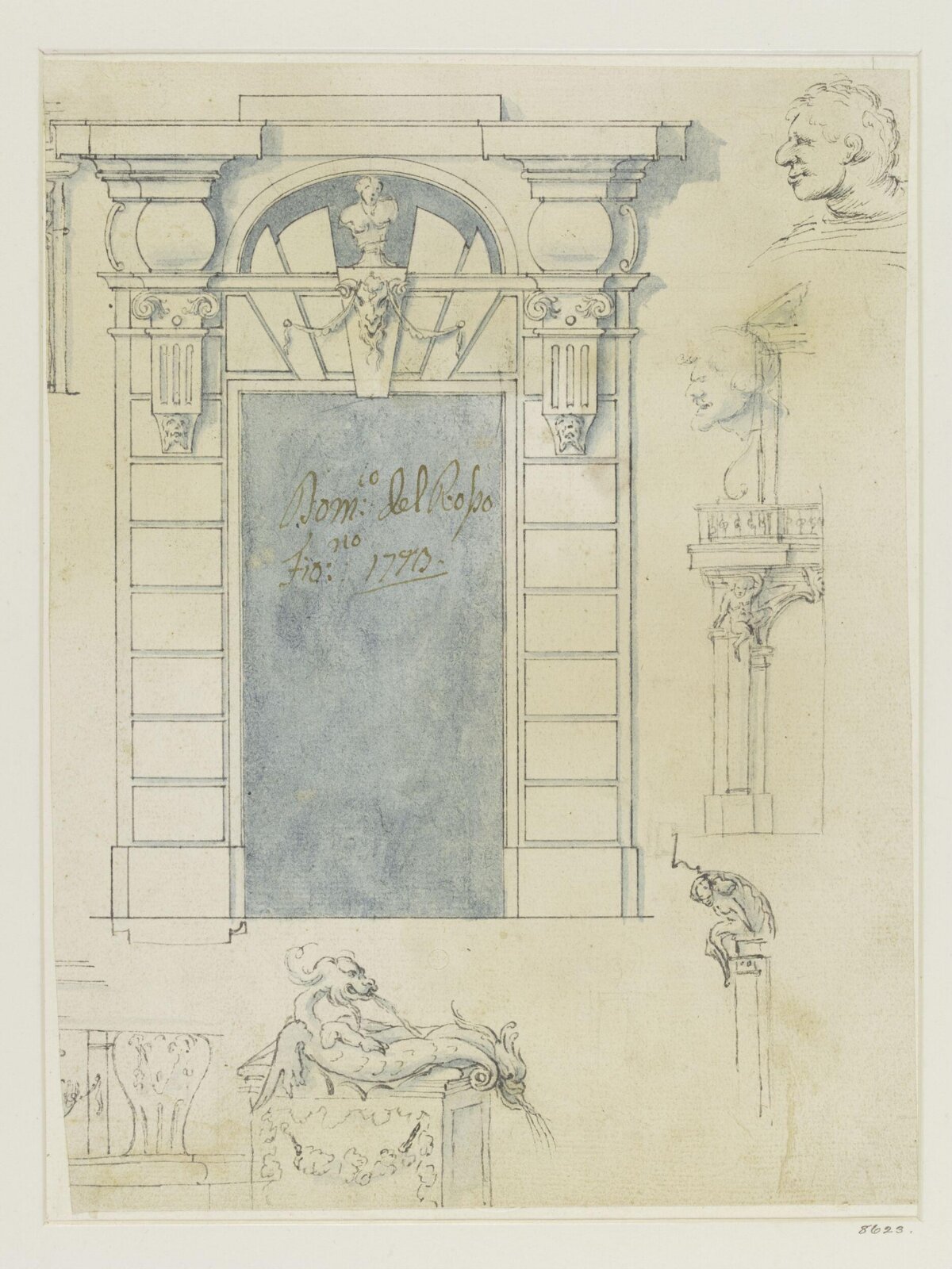 Drawing, 1743